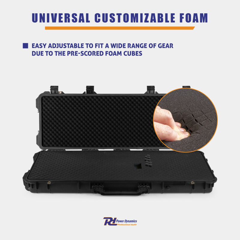 PD GIGCase38T Universal Pick Foam Hard Case Trolley – 1140 x 410 x 155mm