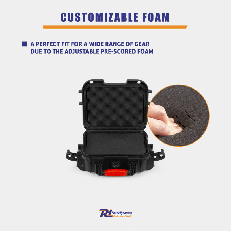 PD GIGCase50R Heavy Duty Pick Foam Hard Case – 275 x 210 x 105mm