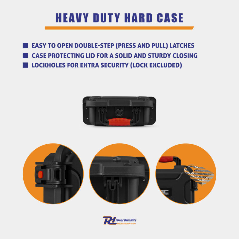 PD GIGCase50R Heavy Duty Pick Foam Hard Case – 275 x 210 x 105mm