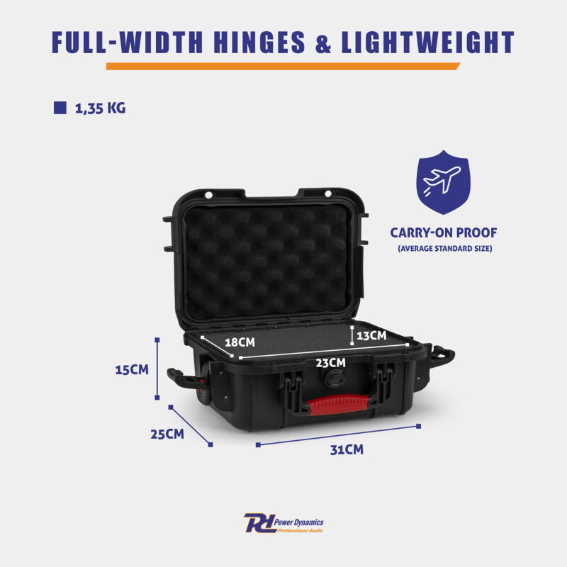 PD GIGCase54R Heavy Duty Pick Foam Hard Case – 300 x 242 x 145mm