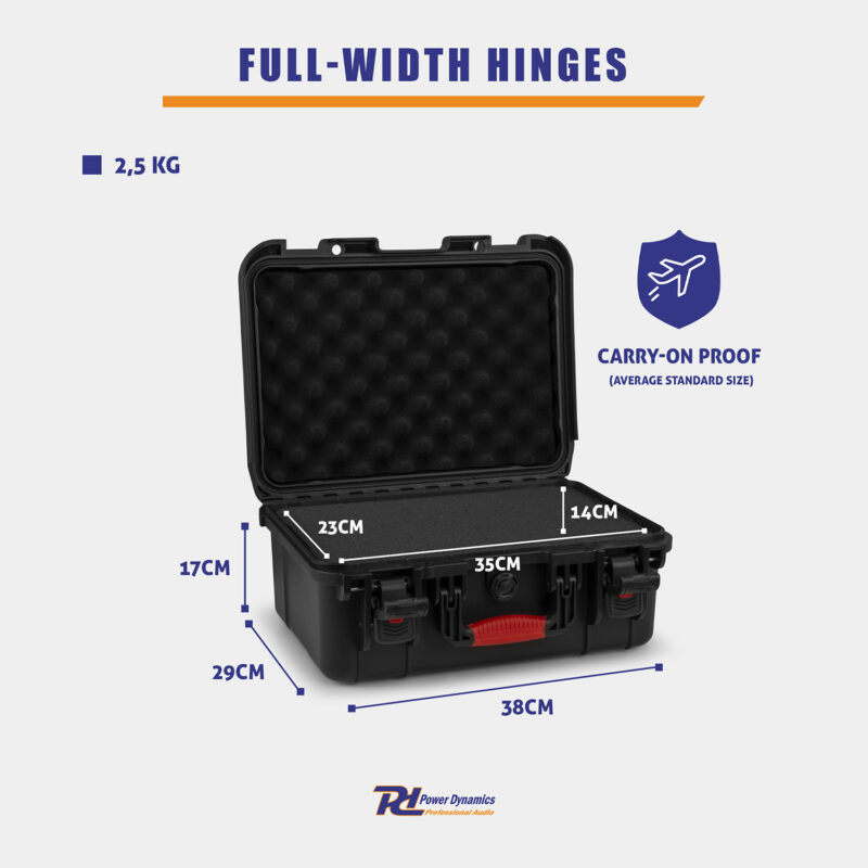 PD GIGCase62R Heavy Duty Pick Foam Hard Case – 385 x 295 x 170mm