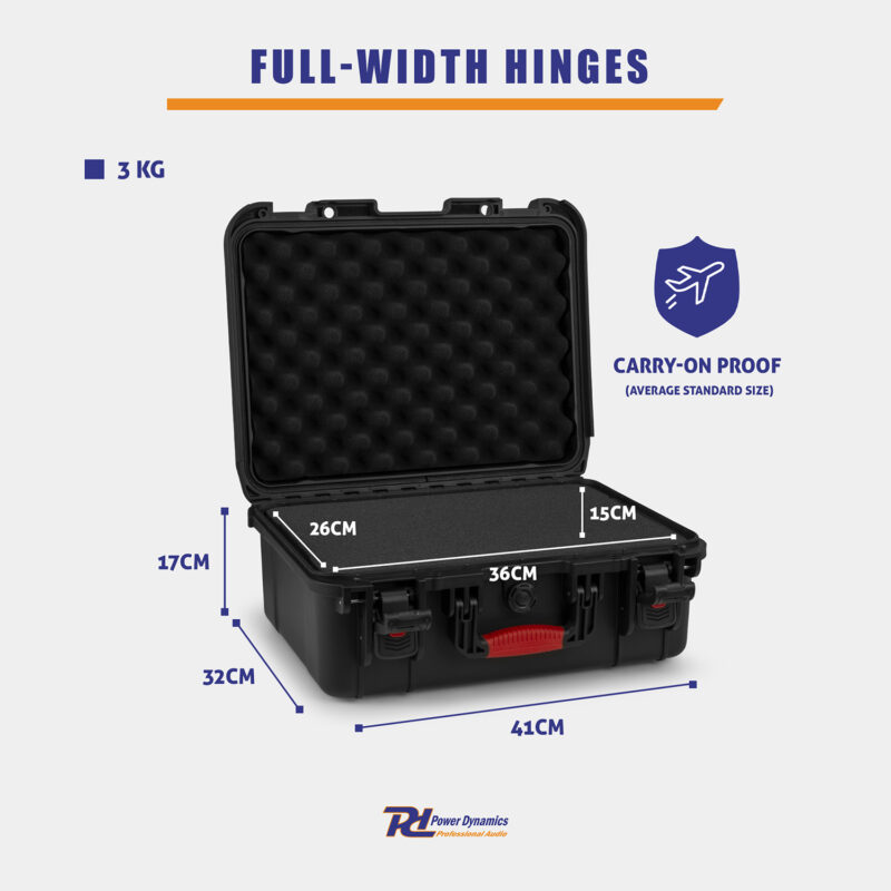 PD GIGCase66R Heavy Duty Pick Foam Hard Case – 410 x 325 x 170mm