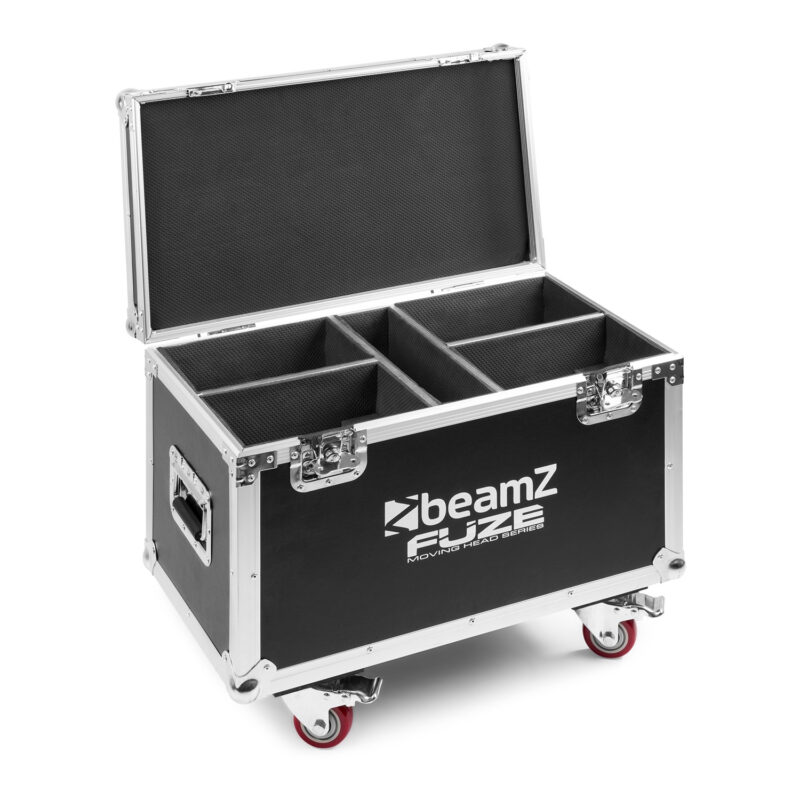 BeamZ FCFZ4 Flight Case for 4x FUZE 75B/75S/610Z Moving Heads