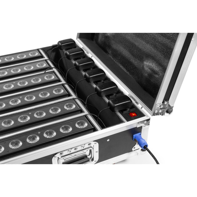 BeamZ FCC12 Charging Flight Case for 6x BBB612 LED Bars