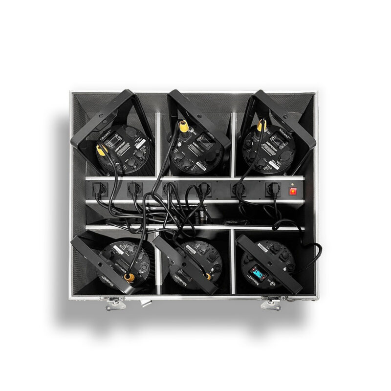 BeamZ FCBP12 Lighting Flight Case for 6x WBP1212IP