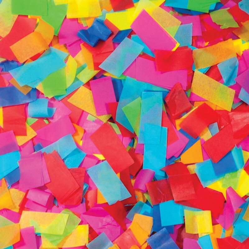 BeamZ Multi Colour 1KG Pack Confetti