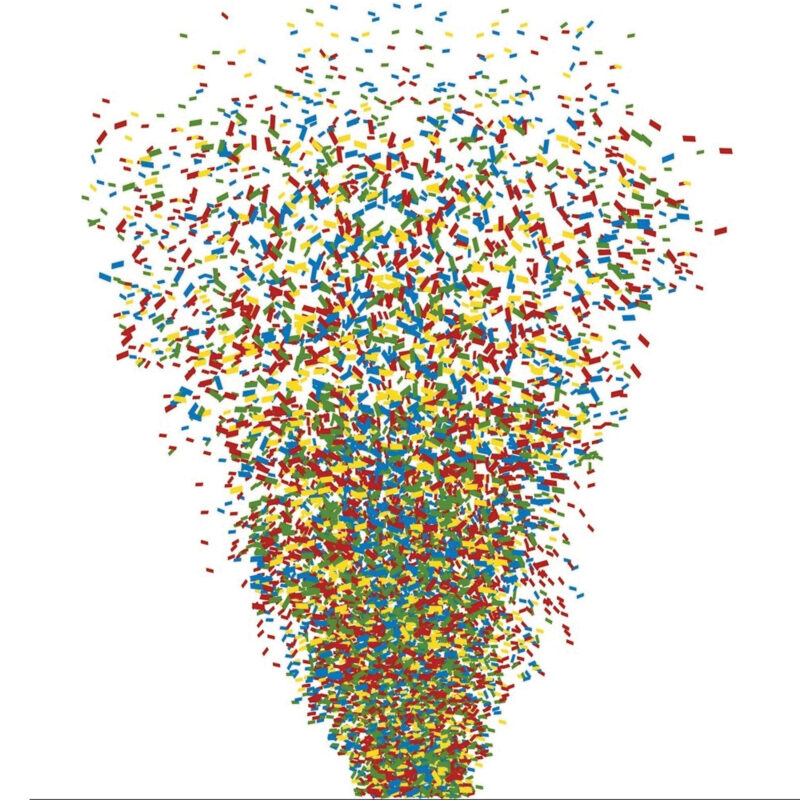 BeamZ Multi Colour 1KG Pack Confetti