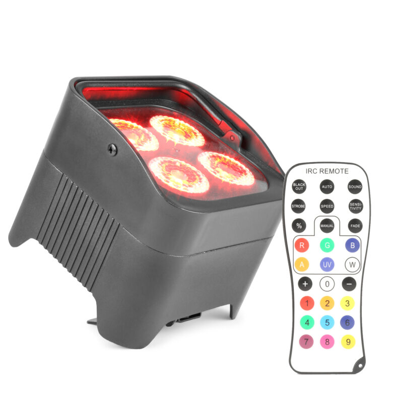 12x BeamZ BBP94 Wireless Battery Powered Par Uplighters & Cases