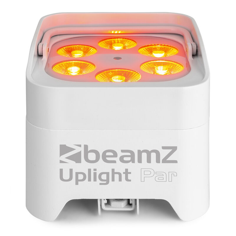 6x BeamZ BBP96SW Wireless Battery Uplighters with Soft Case