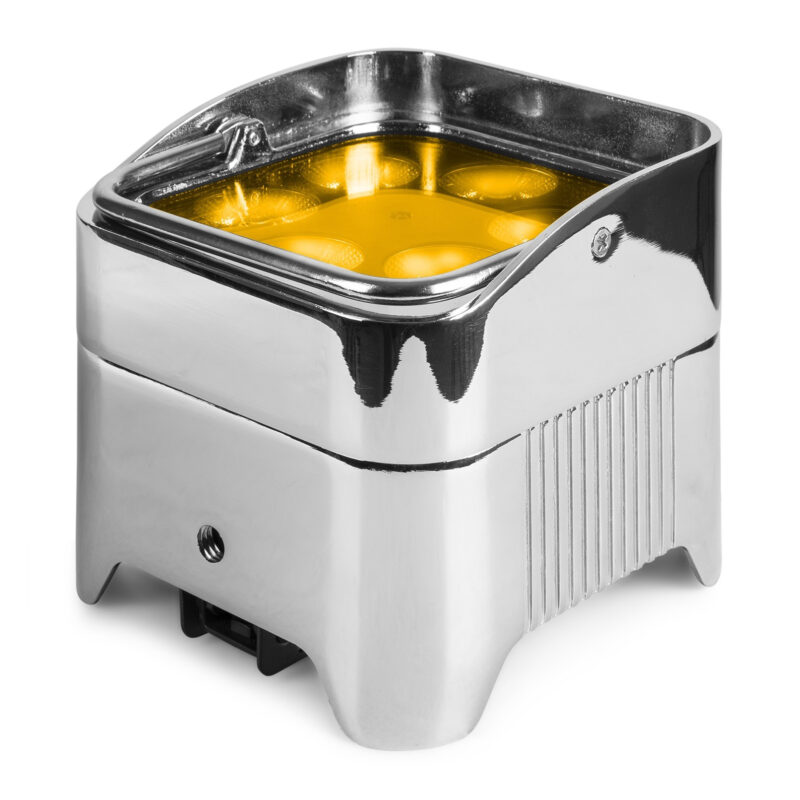 8x BeamZ BBP96SC Wireless Battery Uplighters with Charger Case