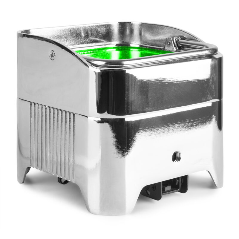 8x BeamZ BBP96SC Wireless Battery Uplighters with Charger Case