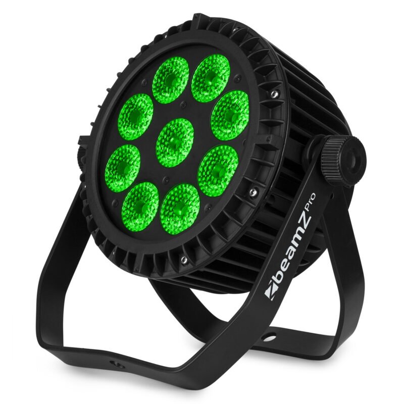 6x BeamZ Pro WBP912IP Wireless Battery Uplighters with Charger Case