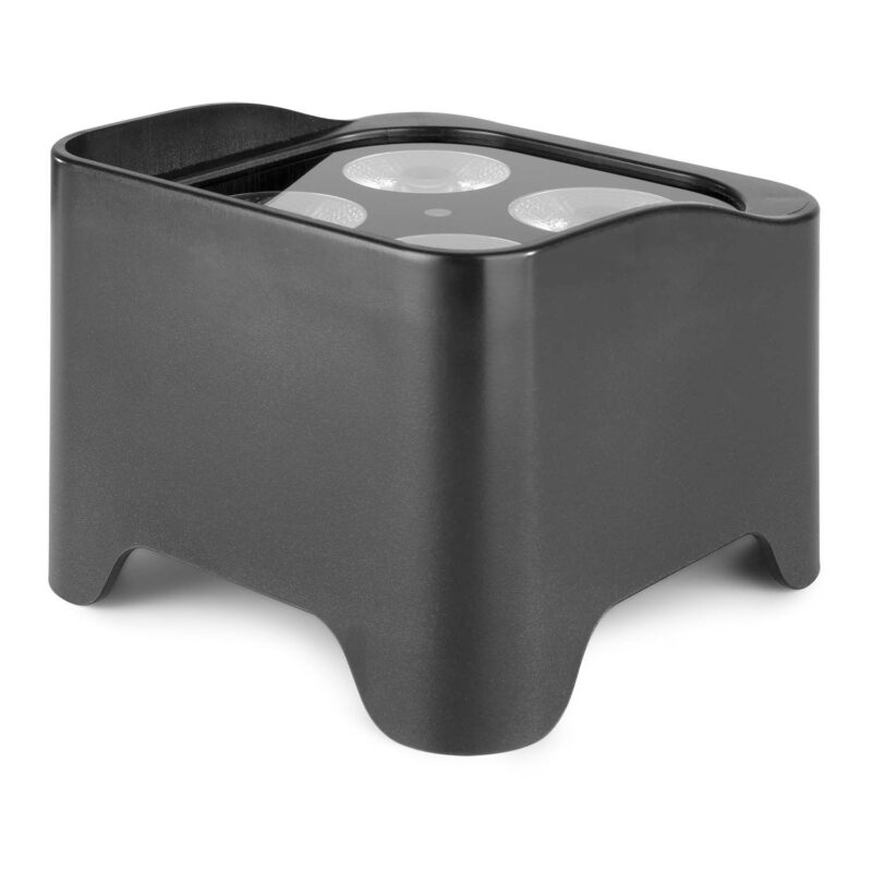 4x BeamZ BBP90 Wireless Battery Uplighters with Soft Case