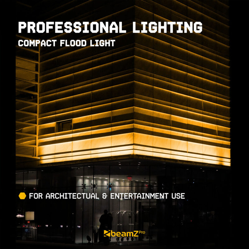 6x BeamZ Pro StarColor200 Architectural Wash Lights with Flightcase