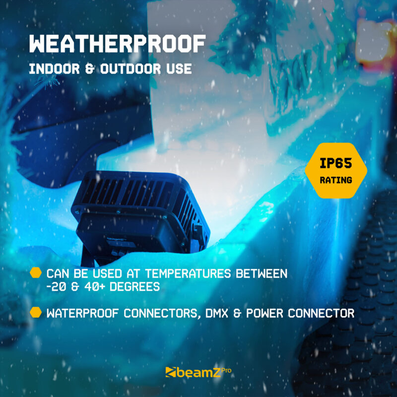 6x BeamZ Pro StarColor200 Architectural Wash Lights with Flightcase