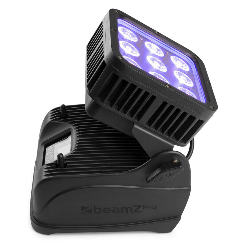 BeamZ Pro StarColor72B Architectural Battery Flood Light – IP65 – 9x8W