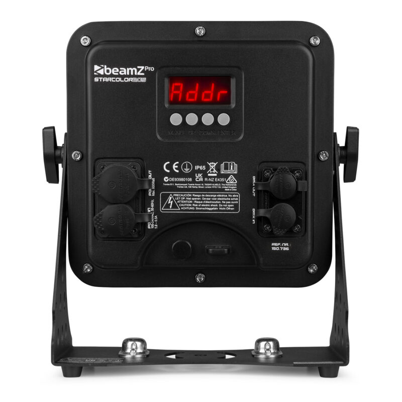 6x BeamZ Star-Color205 LED Architectural Flood Light with Flightcase