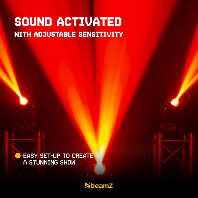 BeamZ Cobra 100H Moving Head Beam with Prism – 100W