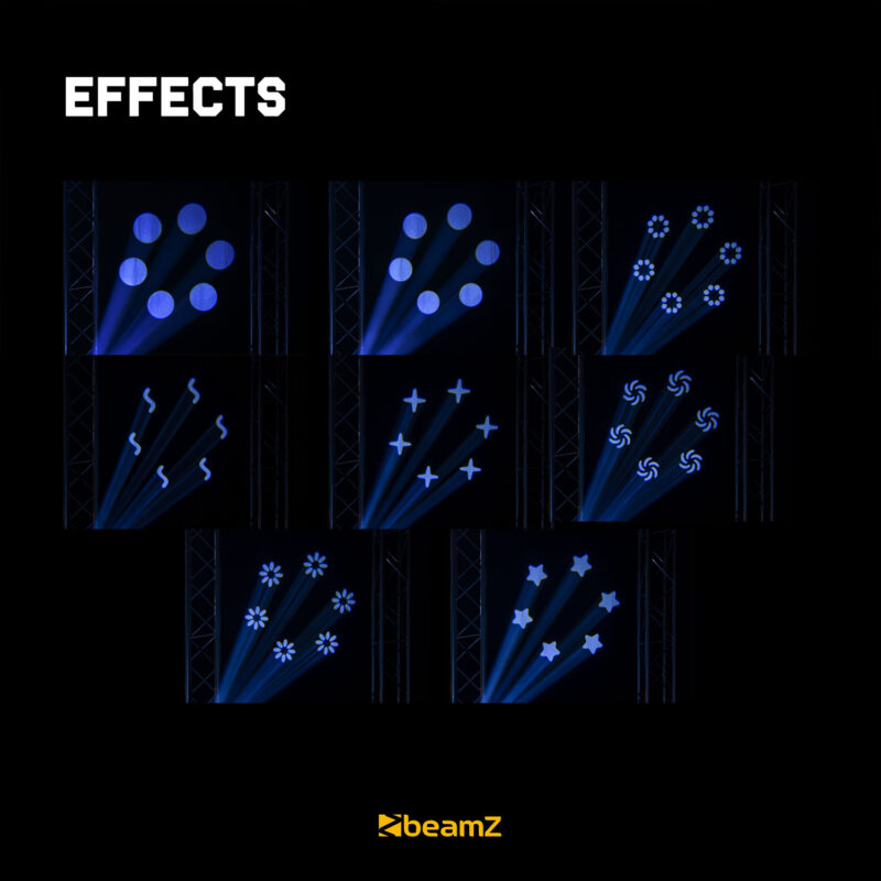 BeamZ Cobra 100H Moving Head Beam with Prism – 100W