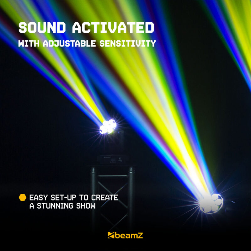 BeamZ Cobra 160 100W Moving Head Spot with 6x 10W B-Eye