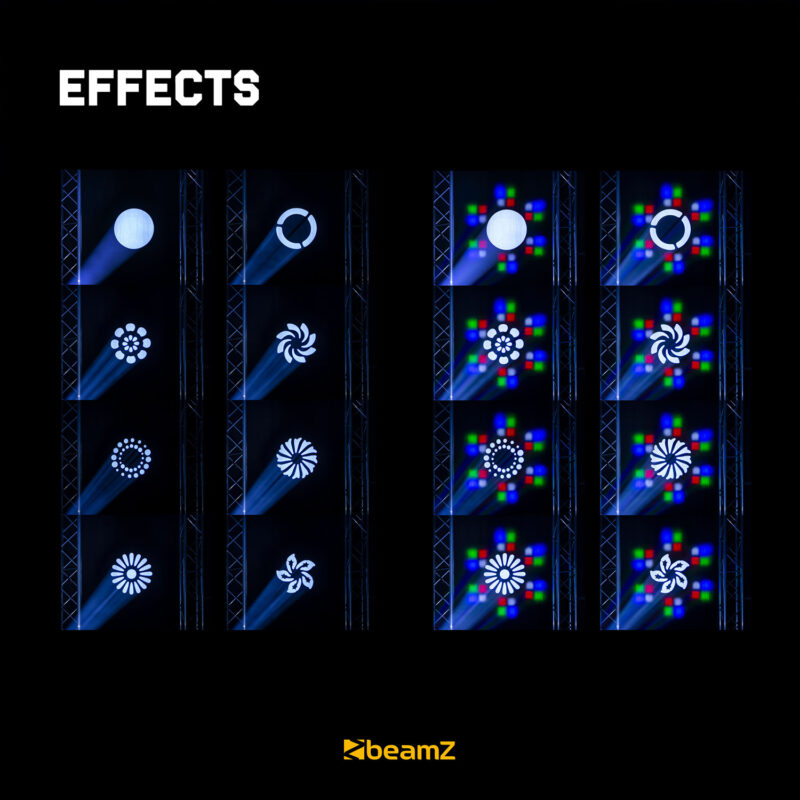 BeamZ Cobra 160 100W Moving Head Spot with 6x 10W B-Eye