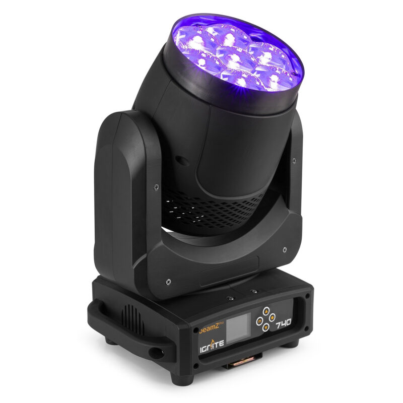 BeamZ Pro IGNITE740 Moving Head Light with Zoom – 7x40W