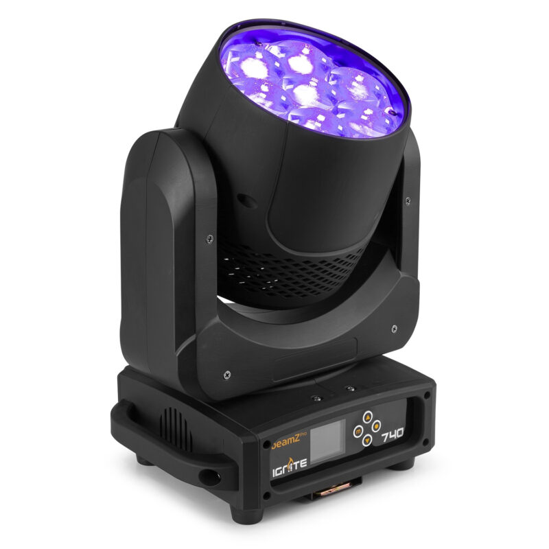 BeamZ Pro IGNITE740 Moving Head Light with Zoom – 7x40W