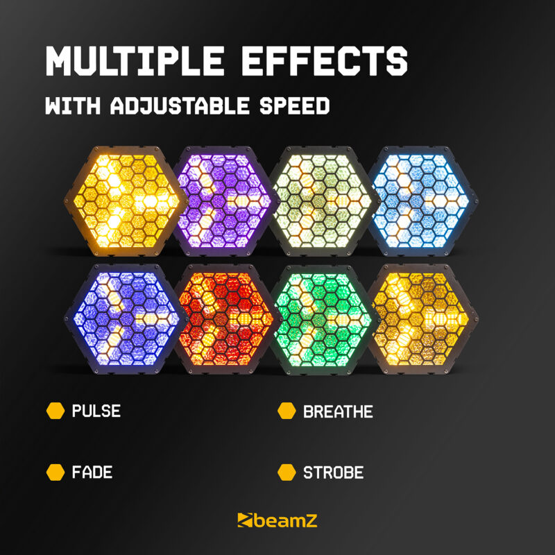 BeamZ RB90 Deco Retro Stage Blinder – 3x 30W RGB+A