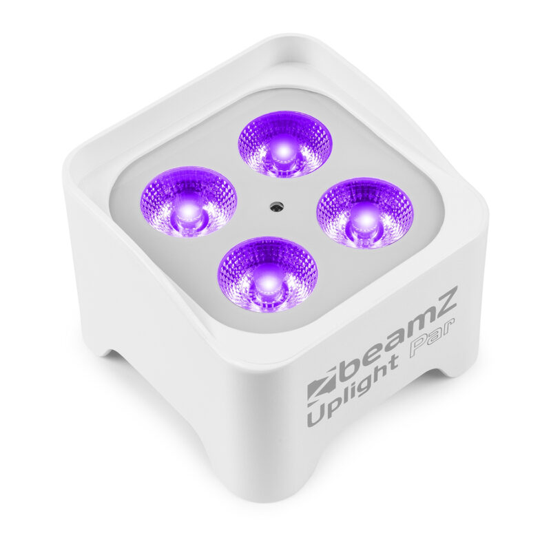 BeamZ BBP90W Wireless Battery Operated Uplight Par – 4x 4W White