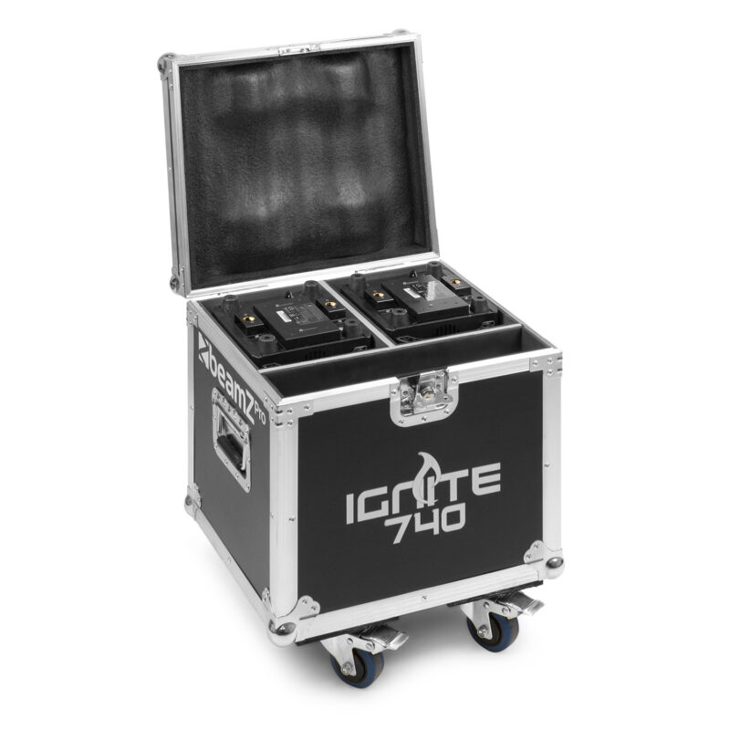 BeamZ Pro FC740I Lighting Flight Case for 2x IGNITE740