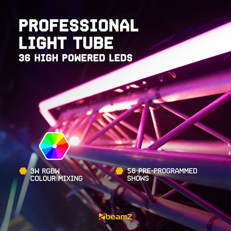 8x BeamZ LCB300 Light Bar with FCLCB14 Flight Case & Expansion Module