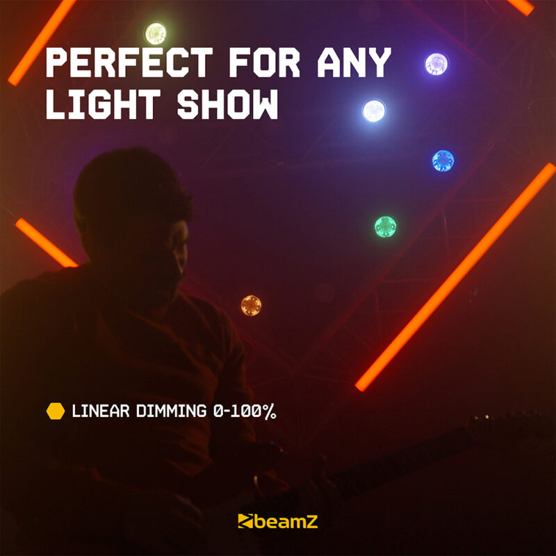 8x BeamZ LCB300 Light Bar with FCLCB14 Flight Case & Expansion Module