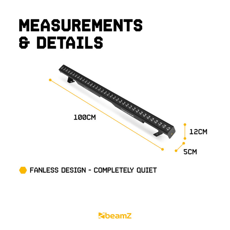 8x BeamZ LCB300 Light Bar with FCLCB14 Flight Case & Expansion Module
