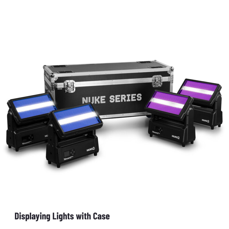 BeamZ FLCNL04 Lighting Flight Case for 4x NUKE Series