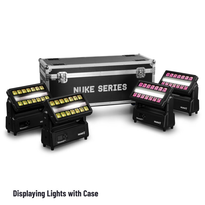 BeamZ FLCNL04 Lighting Flight Case for 4x NUKE Series