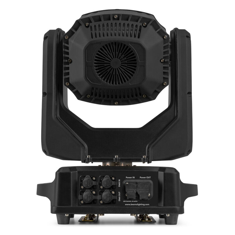 2x BeamZ Pro NEREID120 Outdoor Moving Head Beam Light & Flight Case