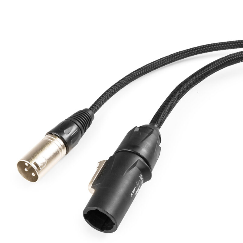 PD Connex Combi Power Cable & 3-Pin DMX Cable – 0.5m