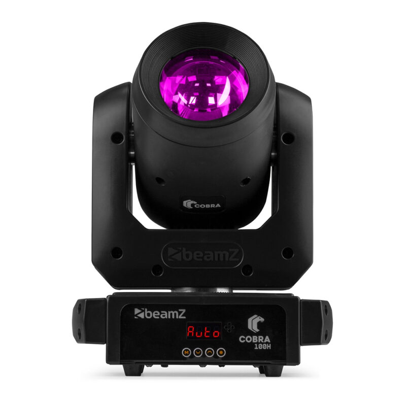 2x BeamZ Cobra 100H Moving Head Light Beam and Prism – 100W