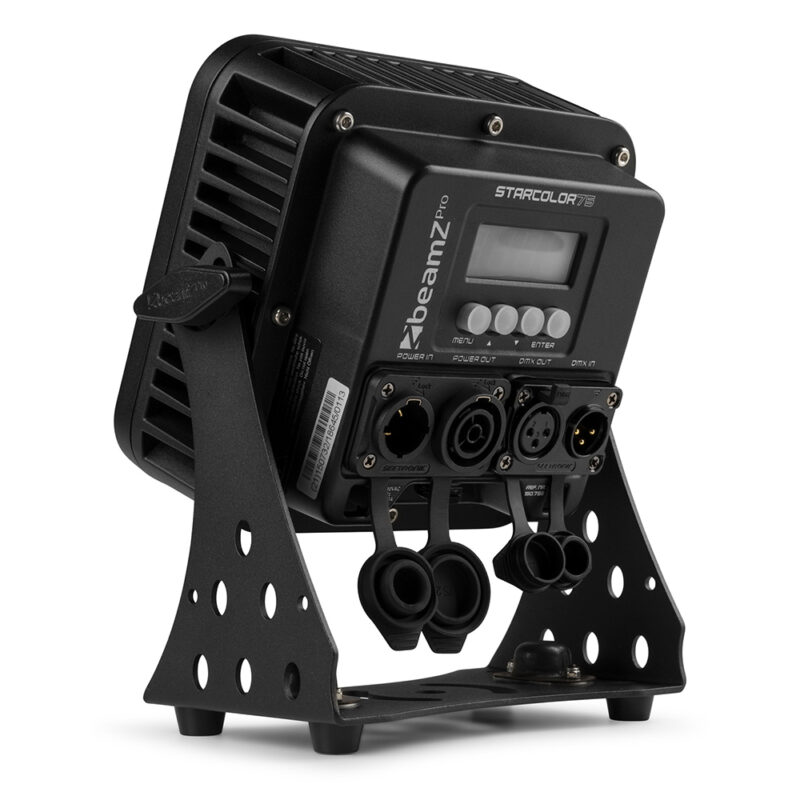 8x BeamZ Pro StarColor75 Weatherproof Lighting Fixtures & Flightcase