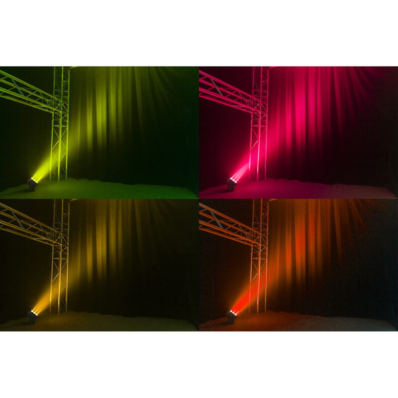 8x BeamZ Pro StarColor75 Weatherproof Lighting Fixtures & Flightcase