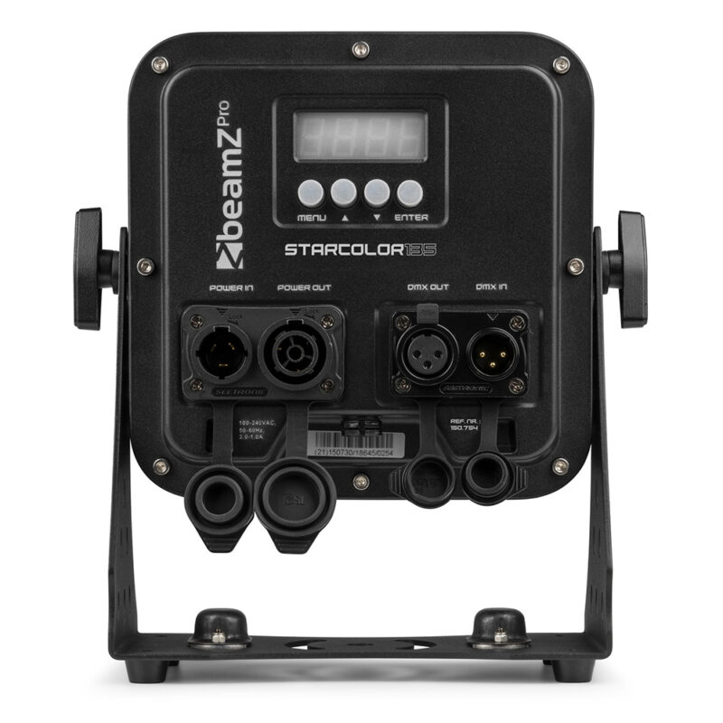 8x BeamZ Pro StarColor135 Weatherproof Lighting Fixtures & Flightcase