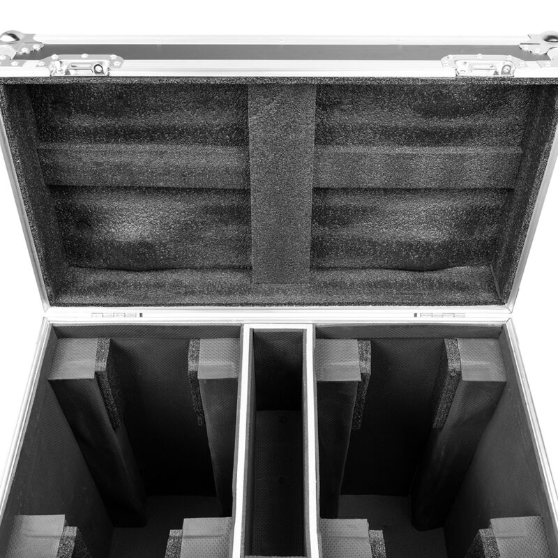 2x BeamZ Pro IGNITE400 LED BSW Professional Moving Head Lights & Case