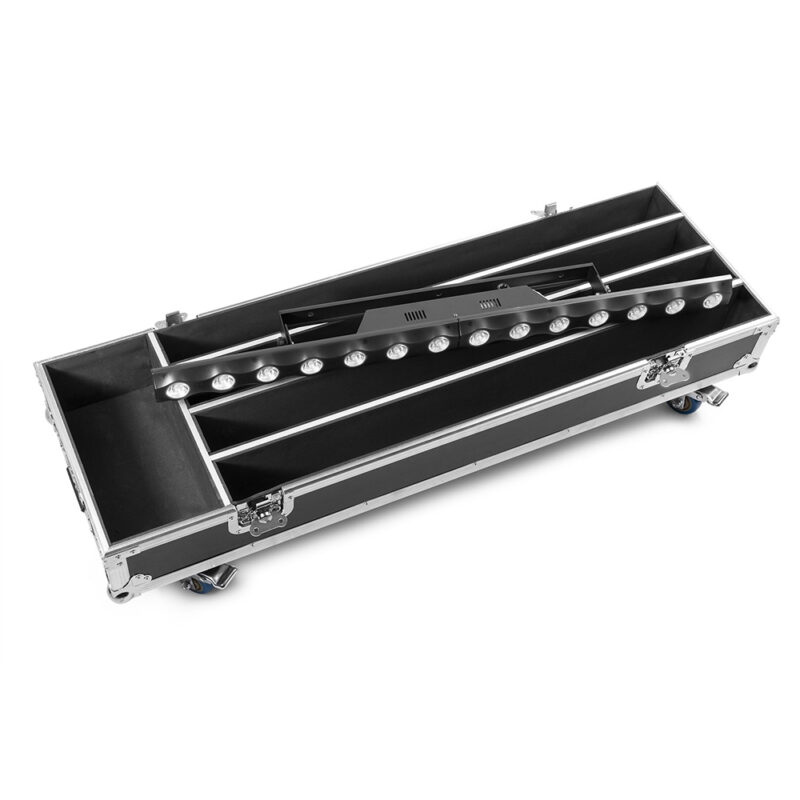 8x BeamZ LCB300 Light Bar with FCLCB14 Flight Case & Expansion Module