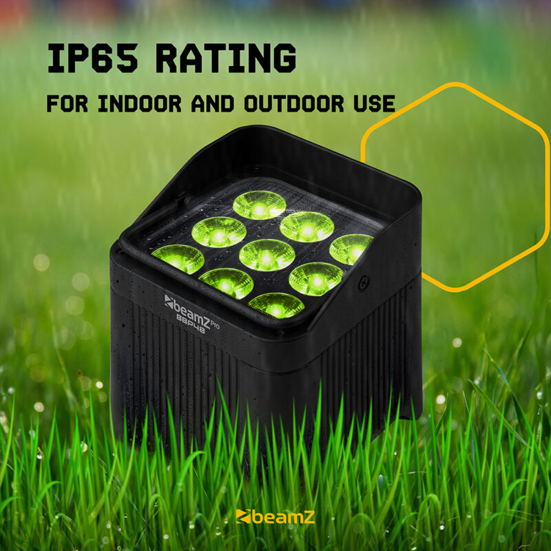 2x BeamZ Pro BBP48 Weatherproof Lighting Uplighters & DMX Controller
