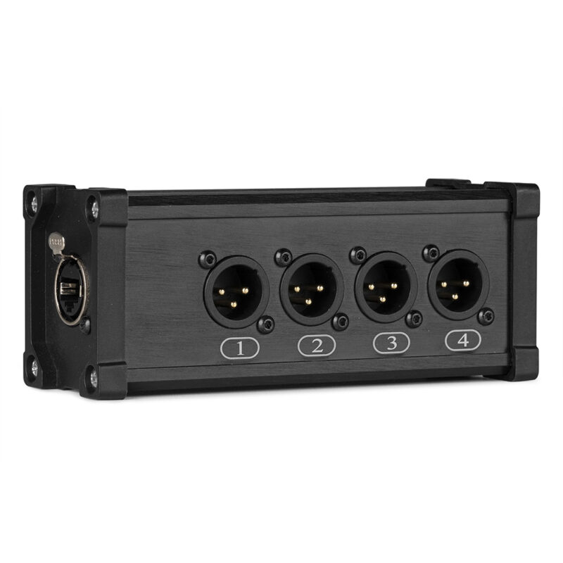 PD Connex CX185 RJ45 to XLR Male MultiCore DMX Splitter Box