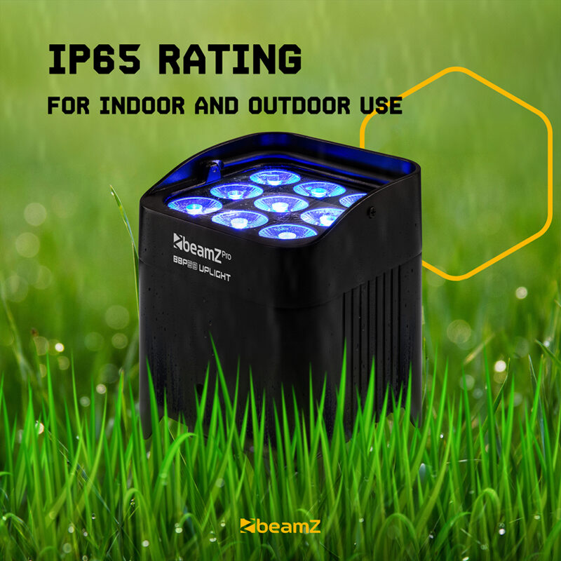 4x BeamZ Pro BBP59 Outdoor Wireless Battery Powered Uplighters