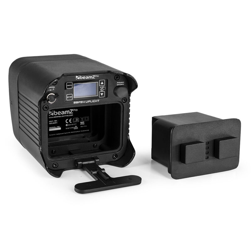 BeamZ Pro BBP59 Wireless Battery Powered Uplighter – 9x 12W IP65