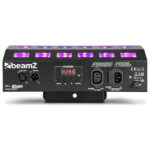 2x BeamZ BUV463 UV Panel Strobe Light & DMX Cable