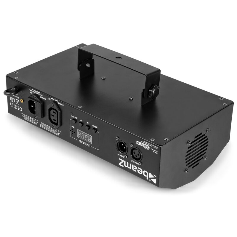 2x BeamZ BUV463 UV Panel Strobe Light & DMX Cable