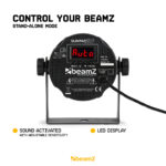 4x BeamZ SlimPar30 LED Par Can Light Package with Floor Stands